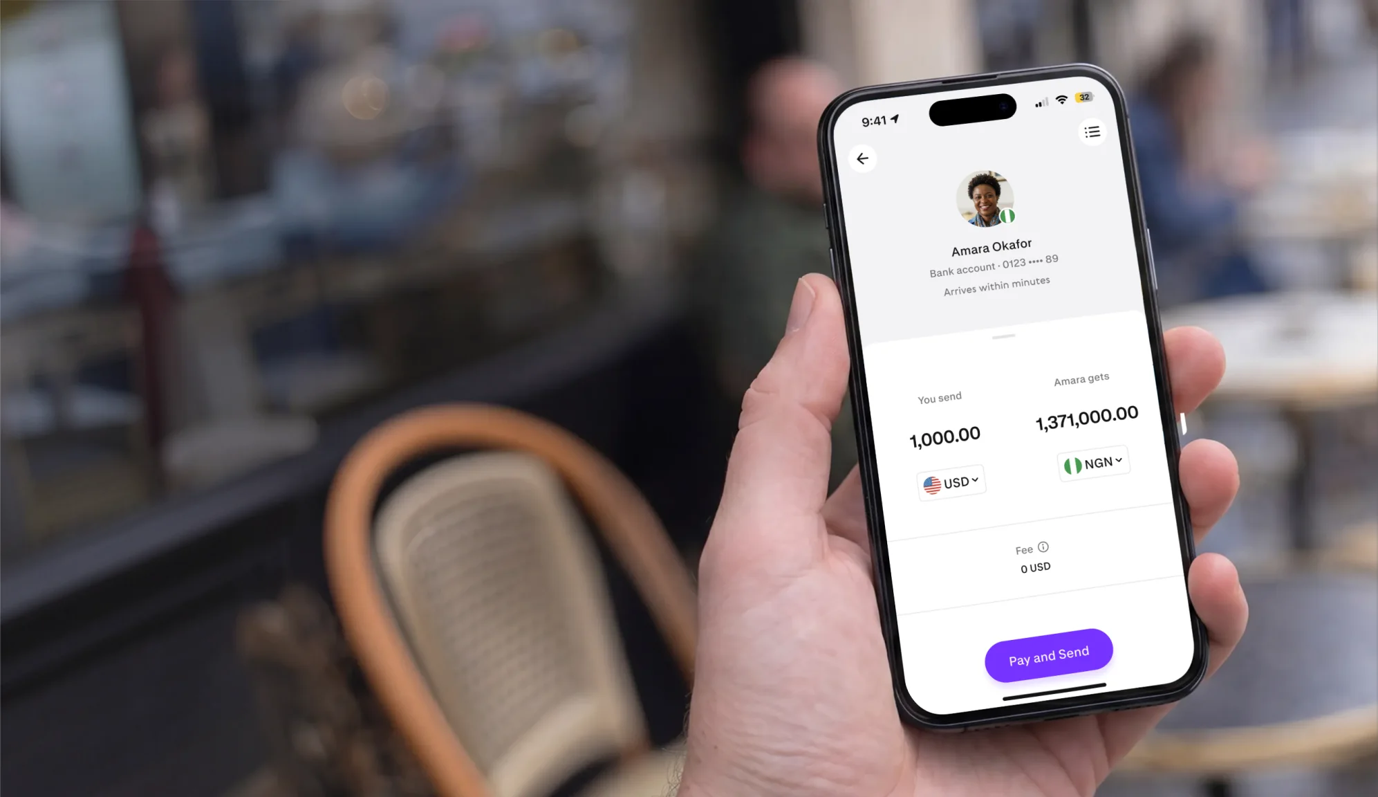 Sending money with Paysend